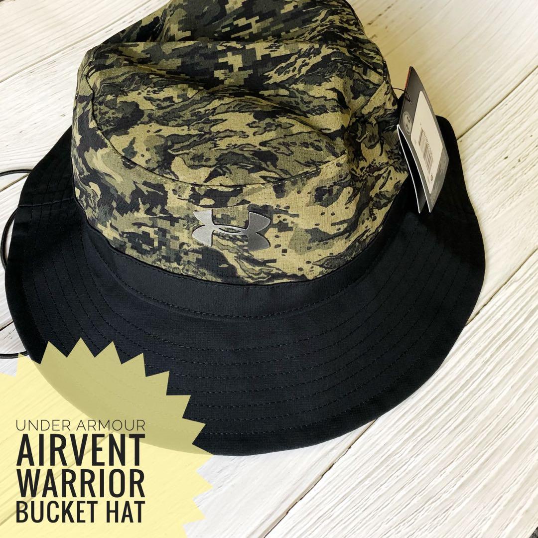 UNDER ARMOUR Airvent Warrior Bucket Hat 100 Original Camouflage