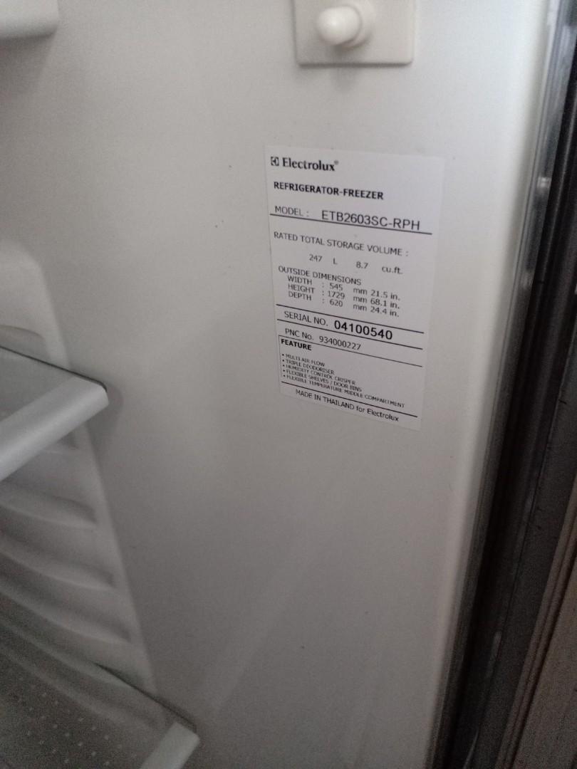 Used electrolux refrigerator, TV & Home Appliances, Kitchen Appliances