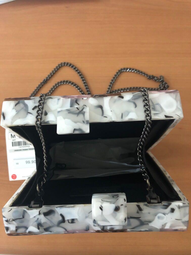 Zara acrylic bag clearance