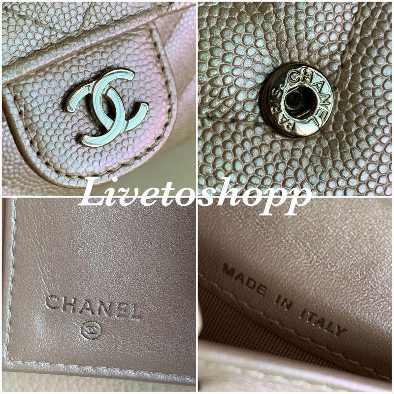 Chanel Classic Jumbo, 17B Rose Gold Caviar with Silver Hardware, Preowned  in Box WA001