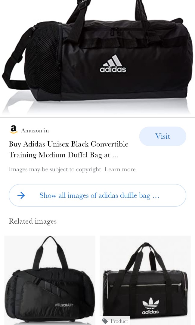 Adidas Duffle Bag 3 way carry, sling, backpack, Men's Fashion, Bags