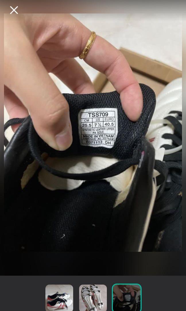 asics cleats (football,rugby,etc), Men's Fashion, Activewear on Carousell