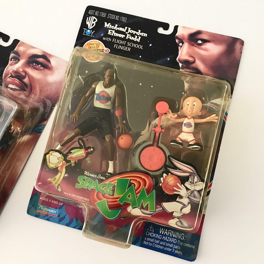 Authentic Vintage NOS 1996 Space Jam NBA Looney Tunes Figure Toys