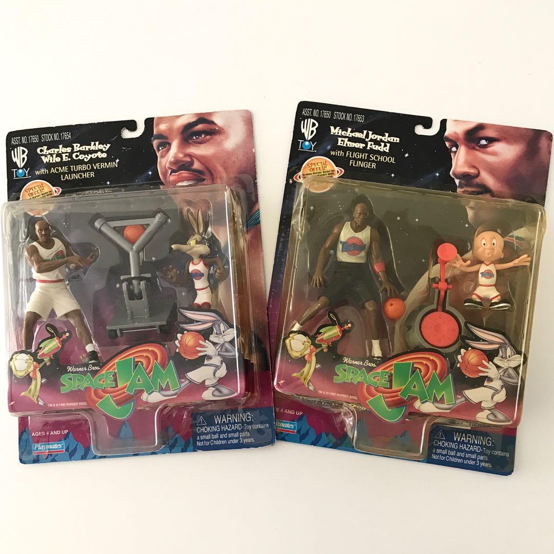 Authentic Vintage NOS 1996 Space Jam NBA Looney Tunes Figure Toys