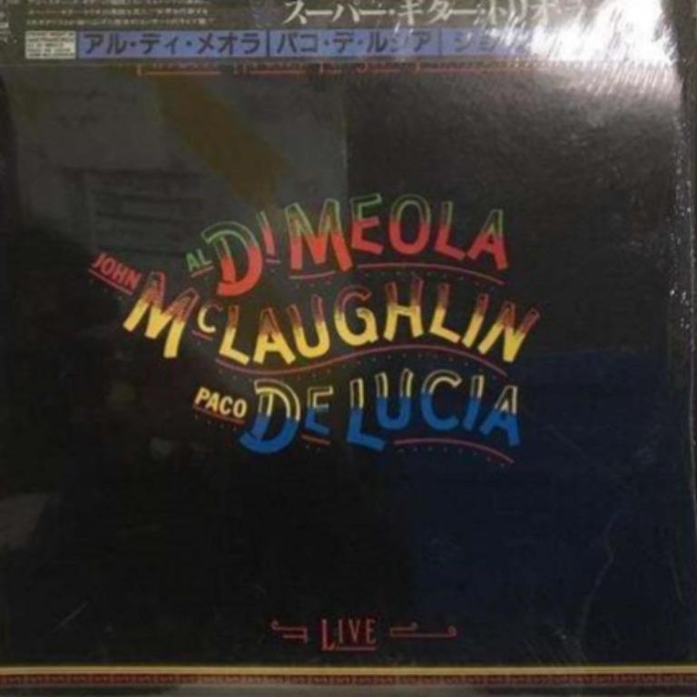 Available Vinyl Lp Al Di Meola John Mclaughlin Paco De Lucia Friday Night In San Francisco Cbs 25ap 2035 1981 Japan Pressing With Cap Obi Shrinkwrap Covered Music Media Cds Dvds