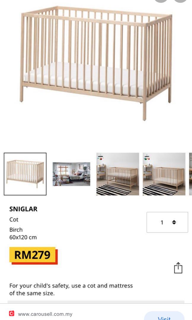 Small cot online ikea