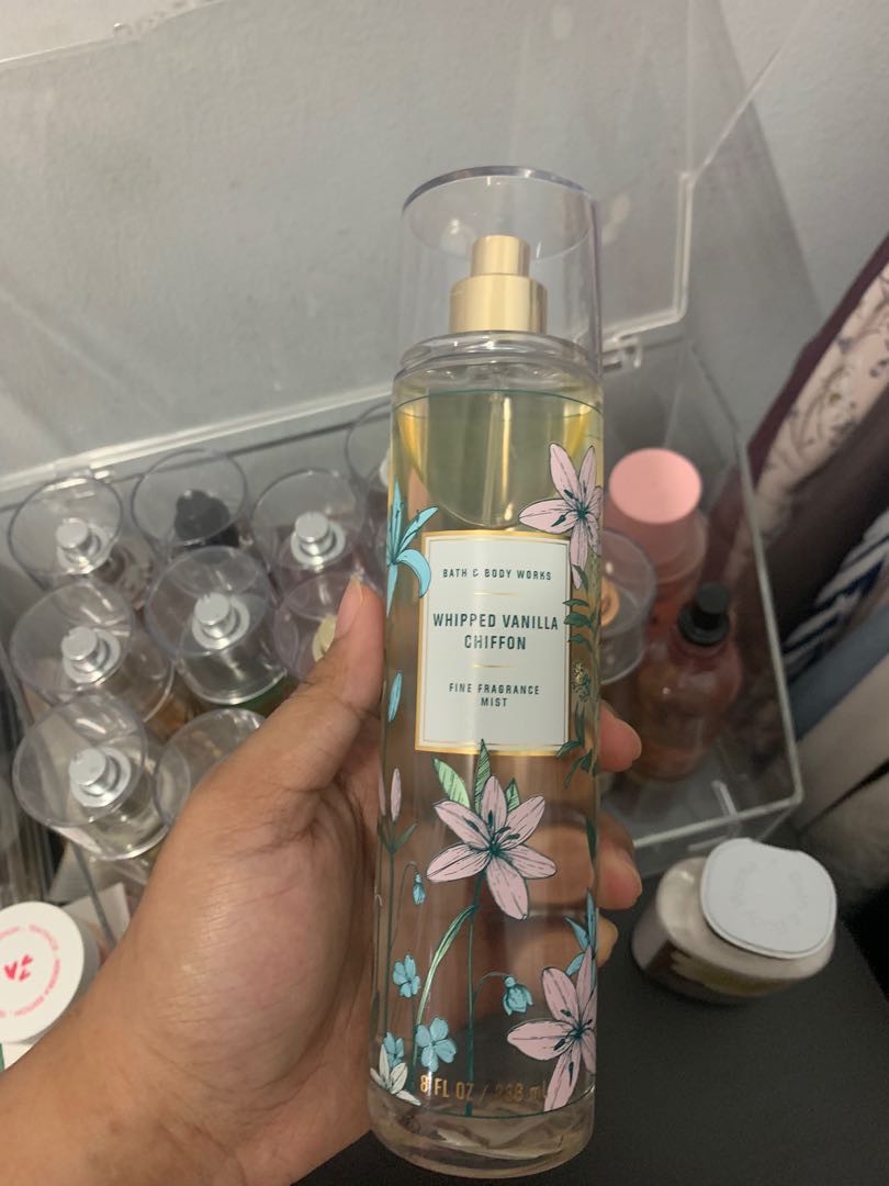 bath and body work whipped vanilla chiffon body mist Beauty
