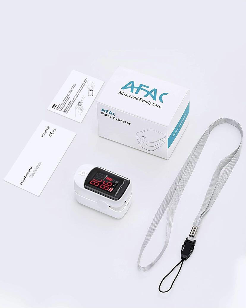 BNIB AFAC Oxygen Saturation Monitor, Pulse Oximeter Finger Adult Child