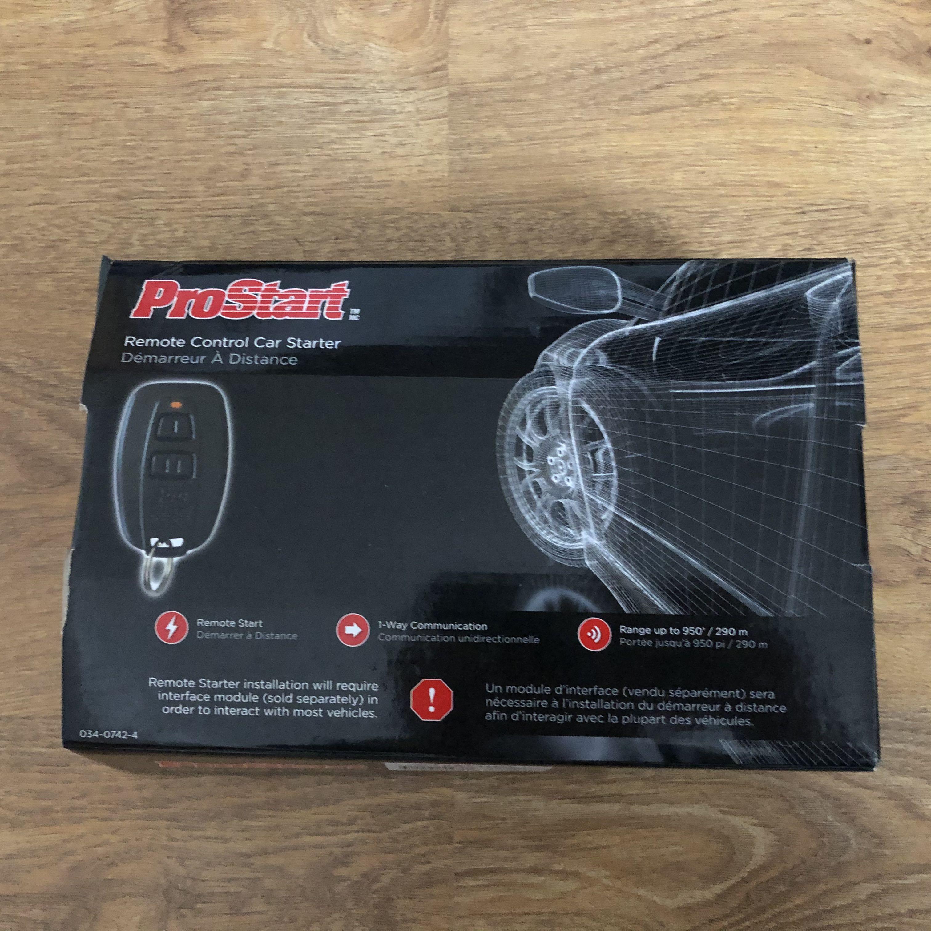 Pro start deals remote car starter