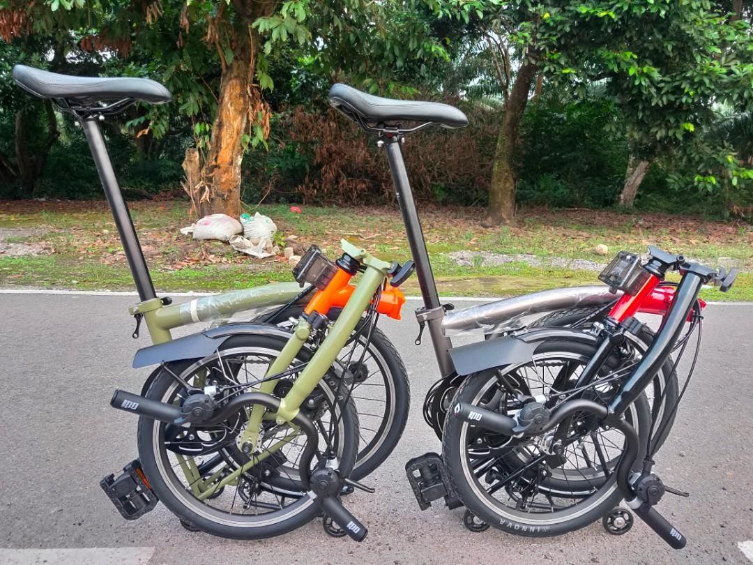 nature folding bike