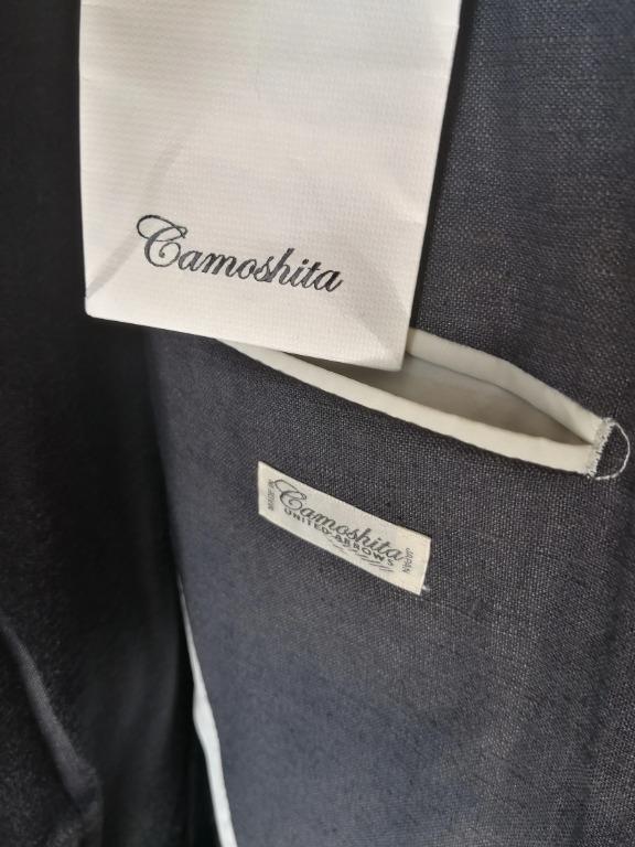 Camoshita X United Arrows Wool Silk Linen Navy Suit 男裝 男裝衫 外套 Carousell