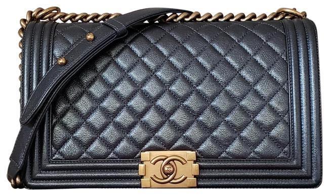 Chanel charcoal hotsell boy bag
