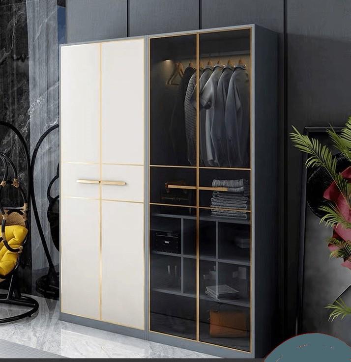 Grey and shop gold wardrobe