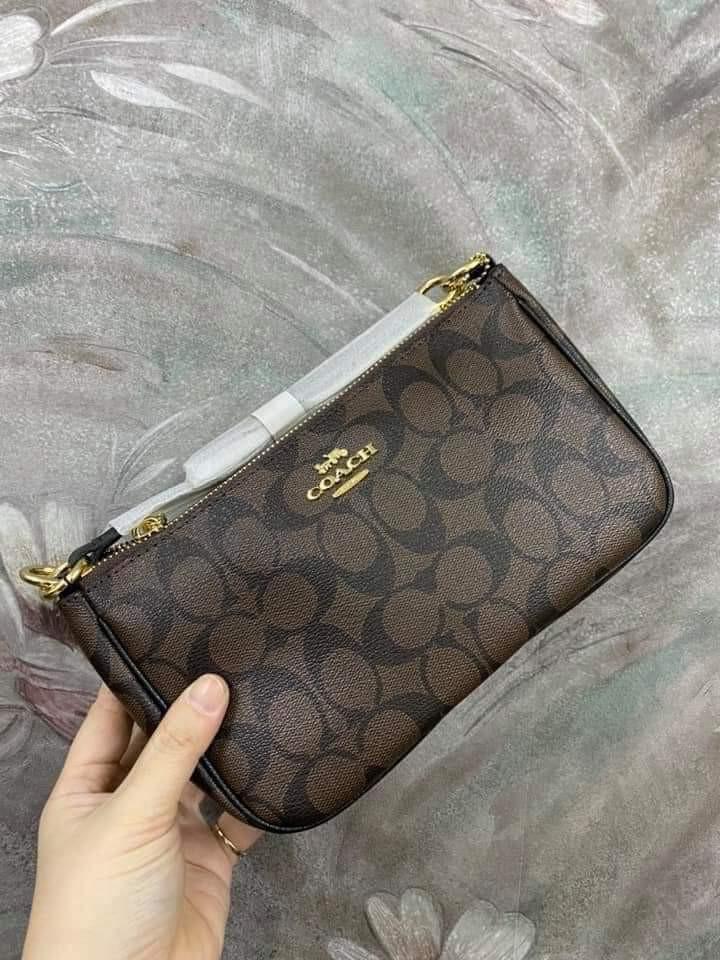 Coach Top Handle Pouch, Women's Fashion, Bags & Wallets, Purses