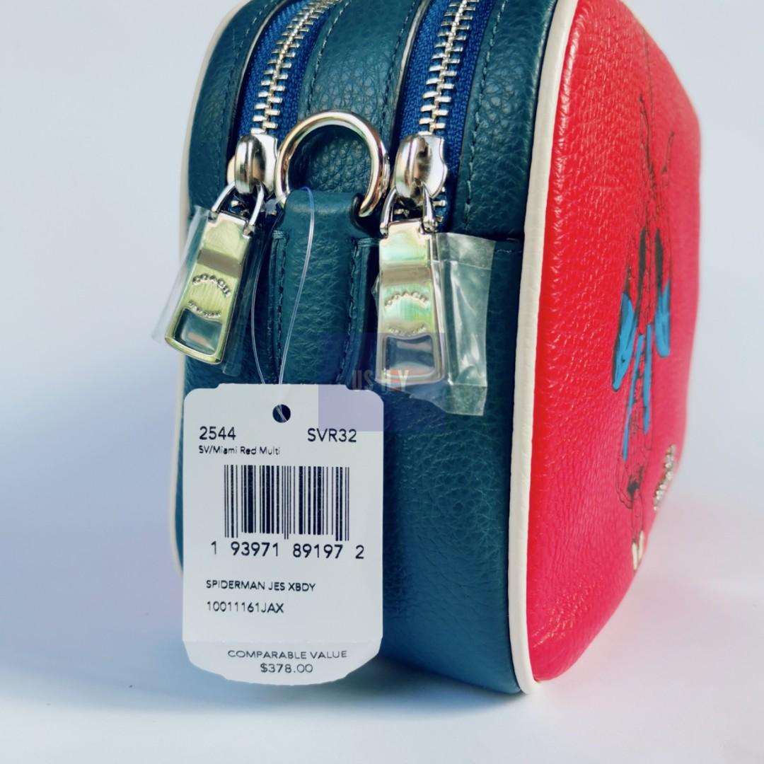 Coach x Marvel Jes Crossbody with Spiderman, Luxury, Bags & Wallets on