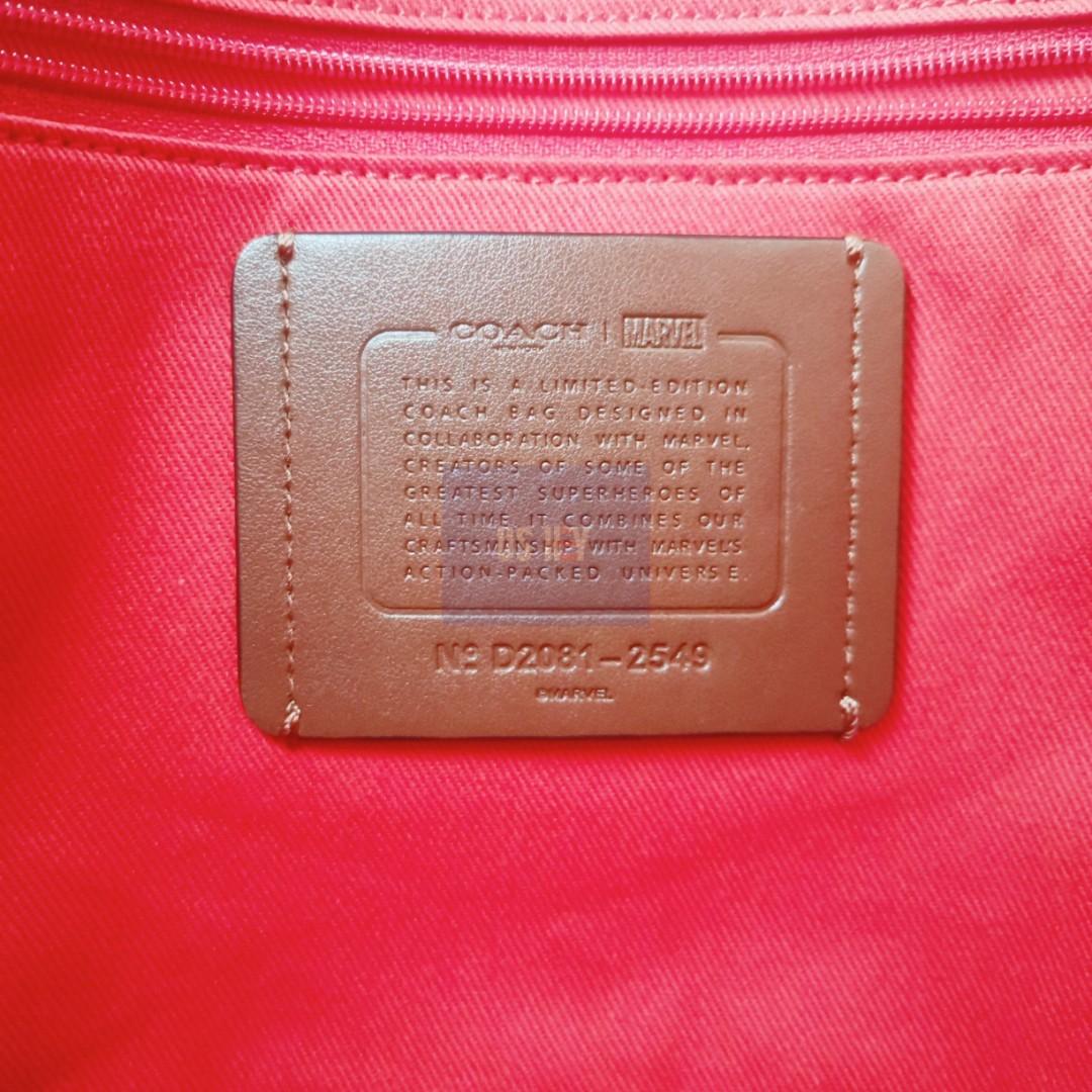 Coach spiderman sales tote