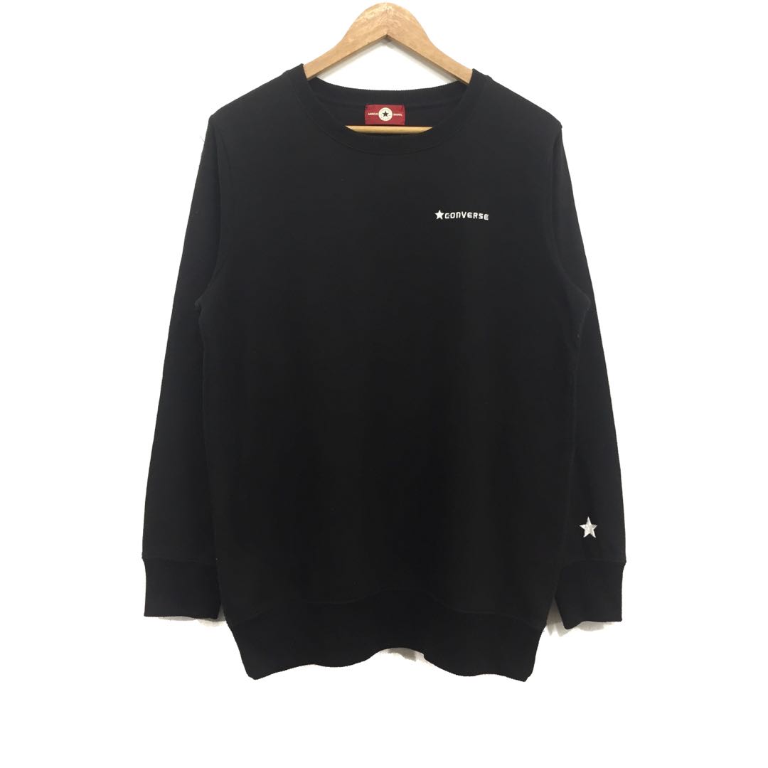 Converse sweatshirt black hotsell