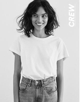 Cotton On White Shirt (Crew Neck)