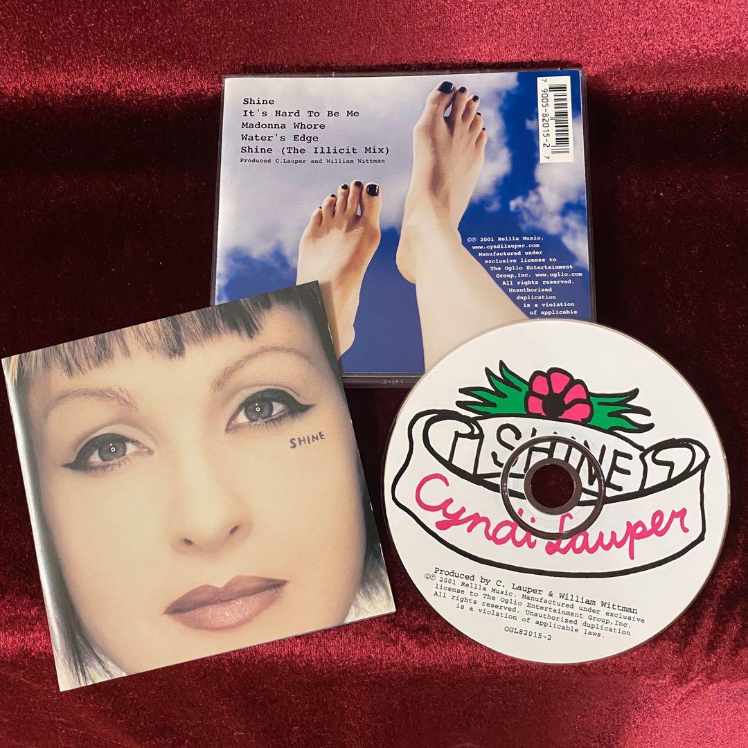 Cyndi Lauper - Shine 日本版Promo CD Single + Shine 美國版EP • 收錄