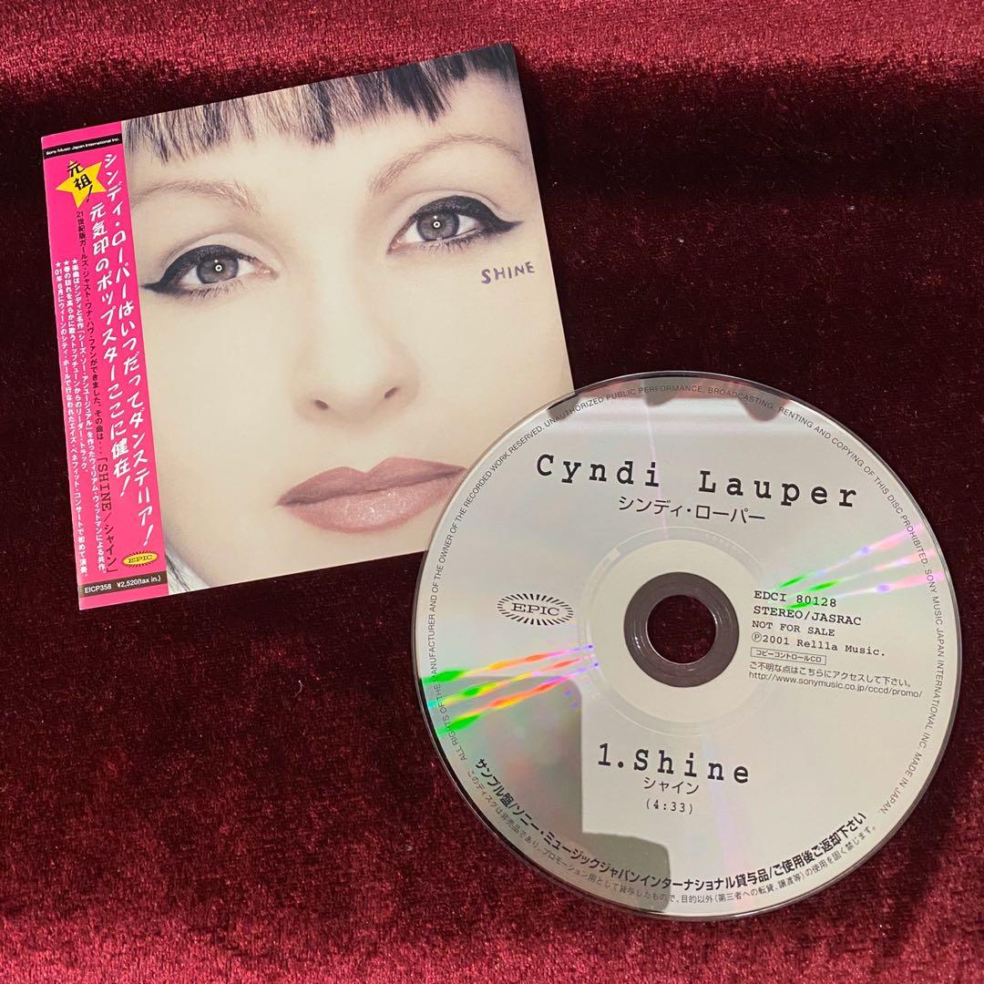 Cyndi Lauper - Shine 日本版Promo CD Single + Shine 美國版EP • 收錄