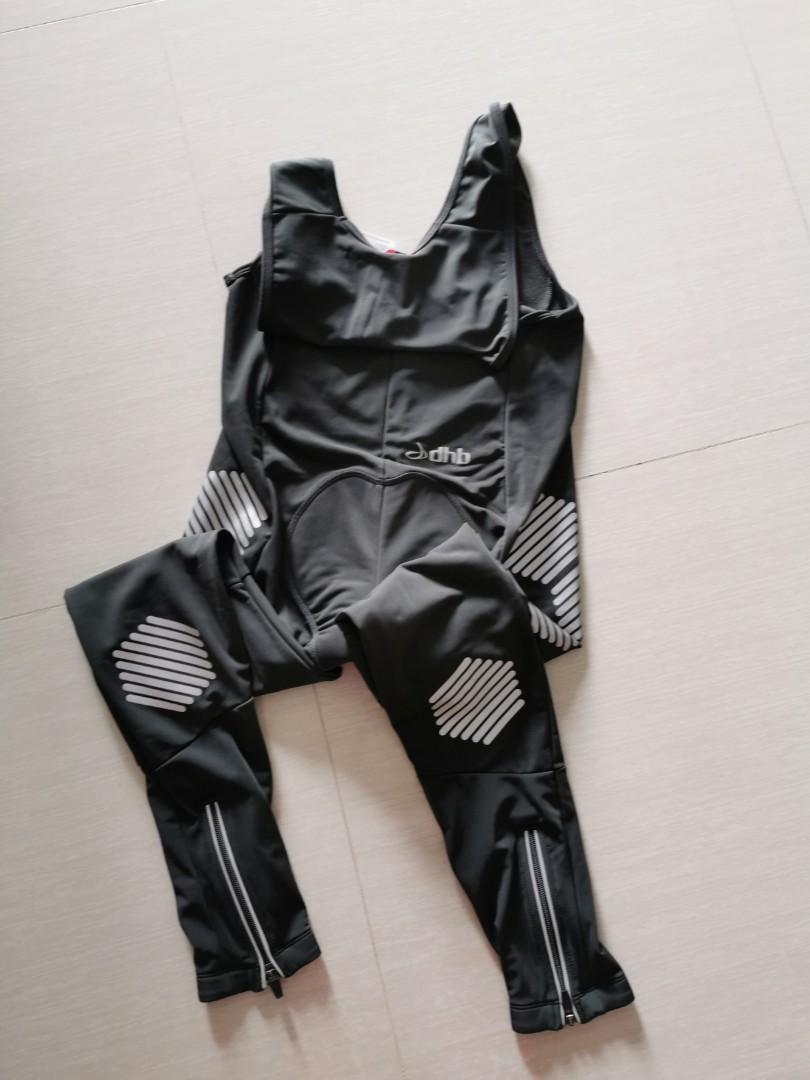 Dhb Flashlight Roubaix Padded Bib Tight Men s Fashion Activewear on Carousell
