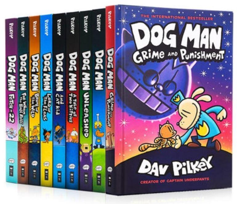 Dog Man Books by Dav Pilkey (Dogman Collection) Paperback and ...