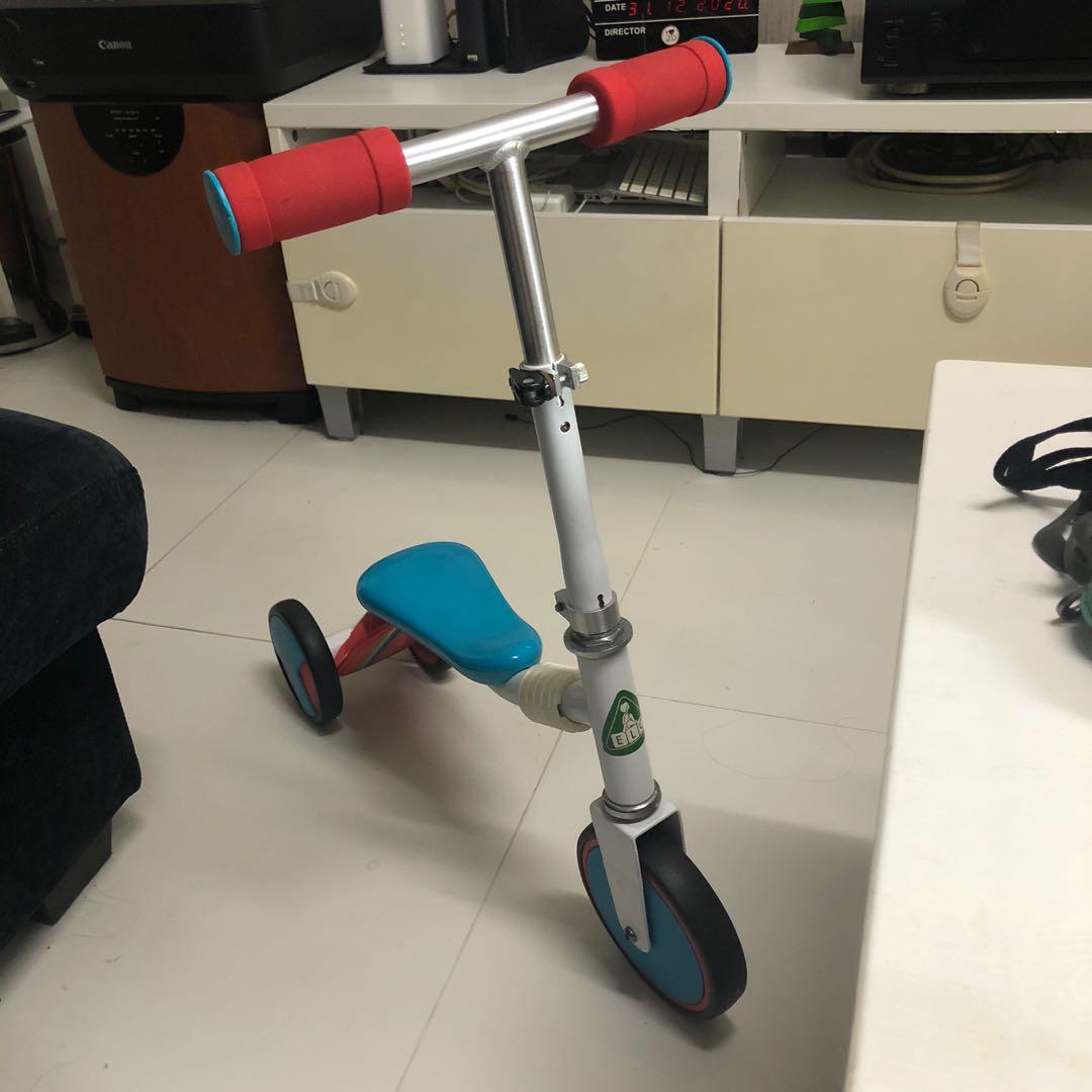Elc 2 in hot sale 1 trike to scooter