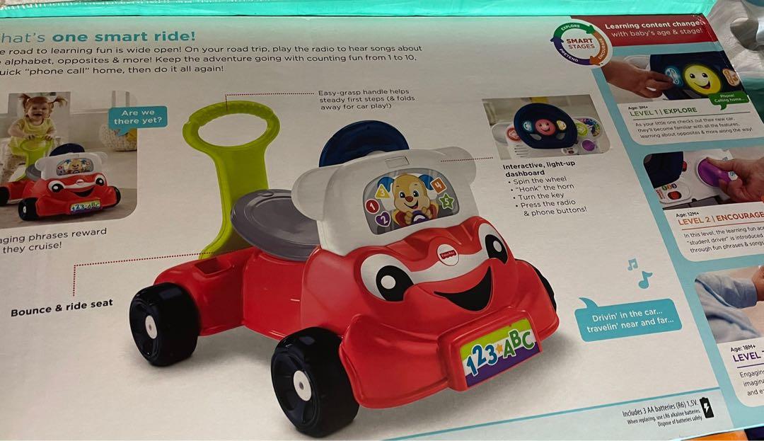 Fisher price laugh and learn smart top car