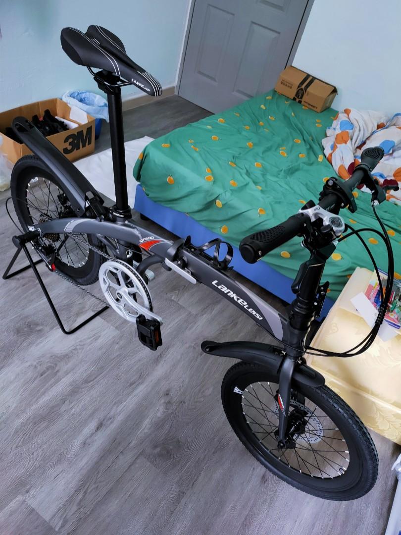 Foldable Bike Lankeleisi QF600 foldie, 20 Inch Spokes Rim Folding