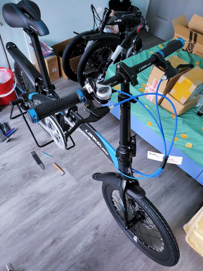 Foldable Bike Lankeleisi QF600 foldie, 20 Inch Spokes Rim Folding