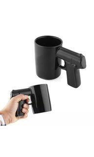 Free Postage Coffee Mug Cup Gun Handle Water Gift Shooter Pistol Mug Gun Cup Grip Ceramic