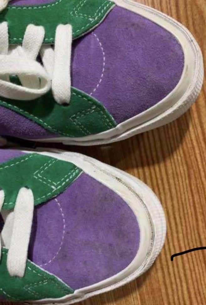 Golf Le Fleur x Converse One Star Purple Green