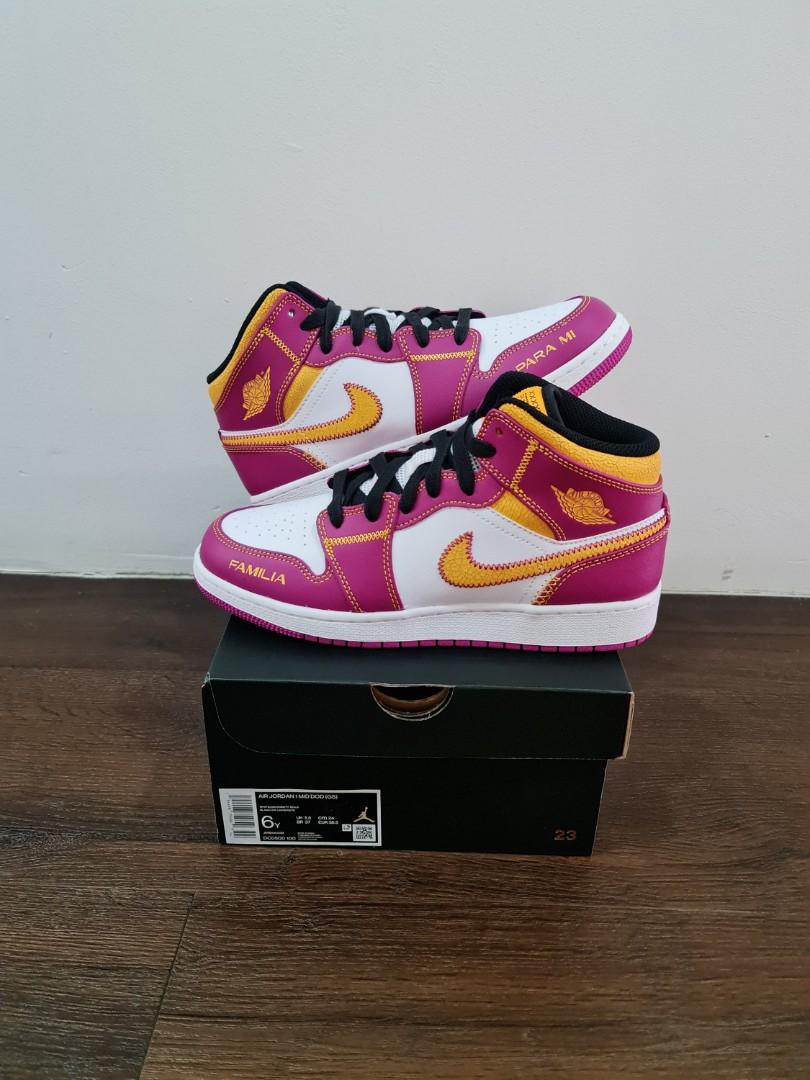 GS 6Y Air Jordan 1 Mid Mi Familia