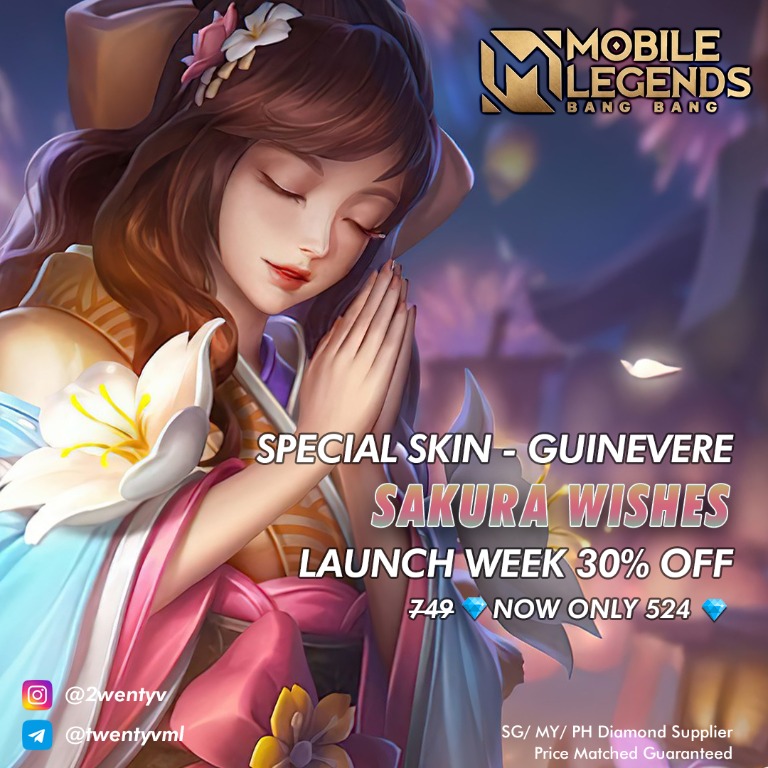 Guinevere - Sakura Wishes, Video Gaming, Gaming Accessories, In-Game