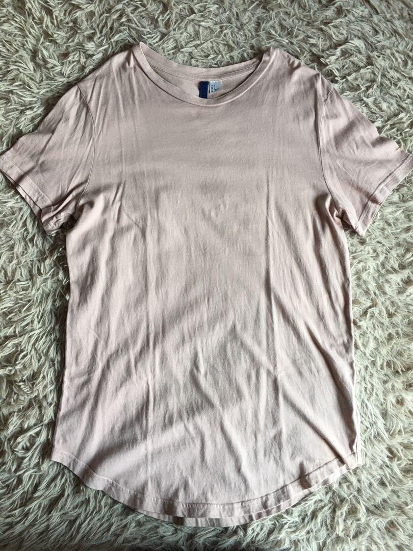 divided long t shirt