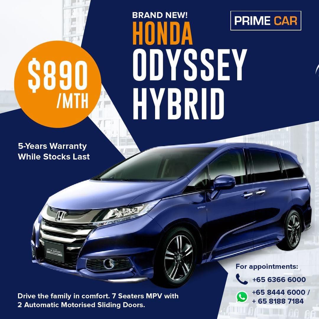 Honda Odyssey 2 0 Absolute Hybrid Cars Parallel Imports On Carousell