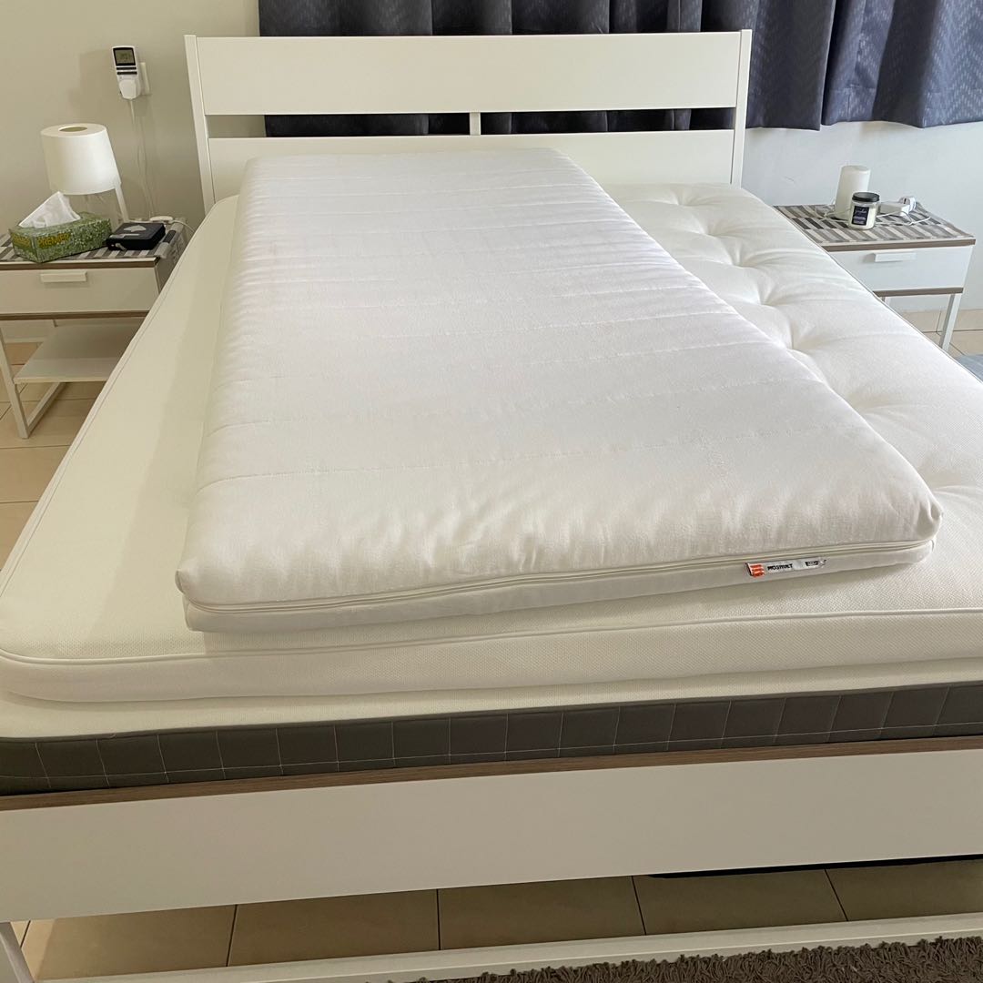 Ikea moshult single foam mattress, Furniture & Home Living, Furniture