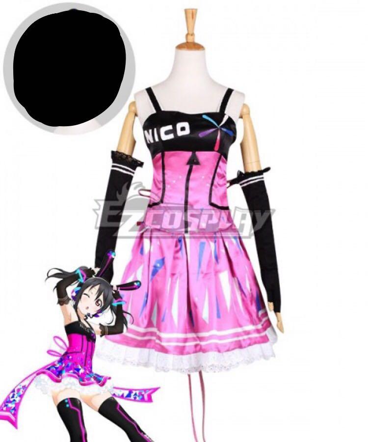 Love Live Nico Yazawa Cyber Cosplay Costume Hobbies Toys Collectibles Memorabilia J Pop On Carousell Love live yazawa niko nico 45 cm cosplay parrucca ponytails parrucche di capelli neri resitance calore della fibra di trasporto libero,acquista da rivenditori in cina e in tutto il mondo. love live nico yazawa cyber cosplay costume