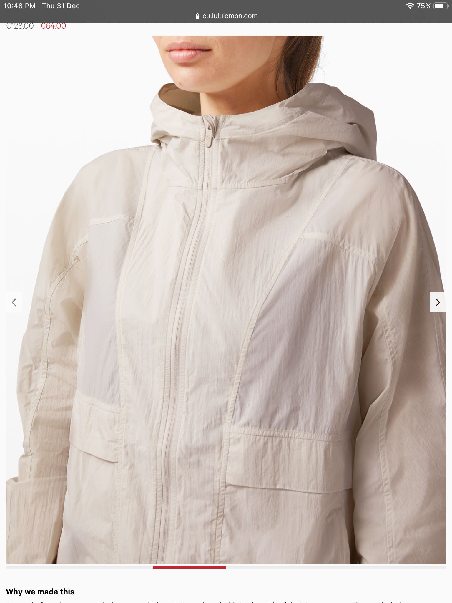 lululemon hood lite jacket