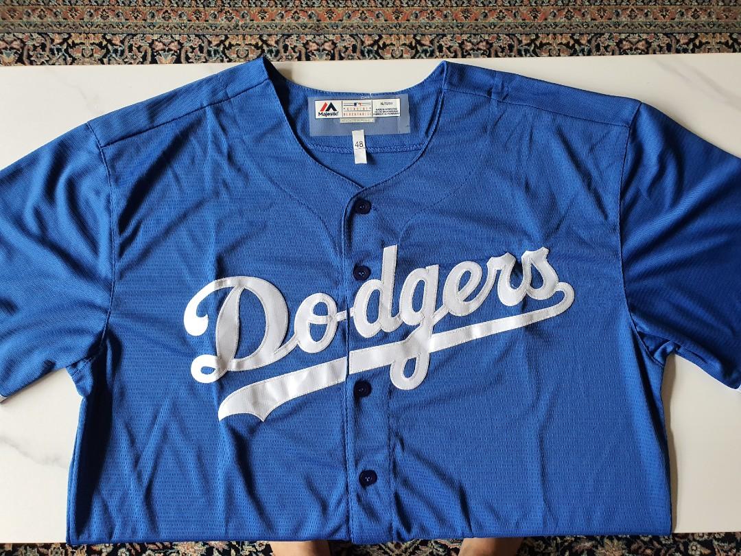 blue dodgers baseball jersey