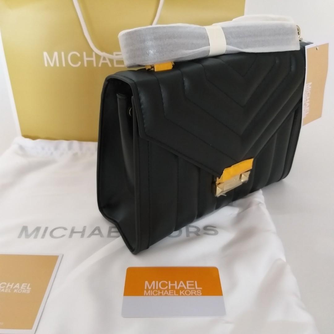 Michael Kors Whitney Large Quilted Leather Convertible Shoulder Bag Tas