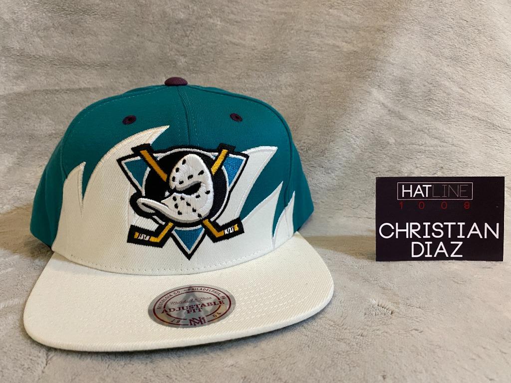 Mitchell & Ness Teal Anaheim Ducks Snapback Hat