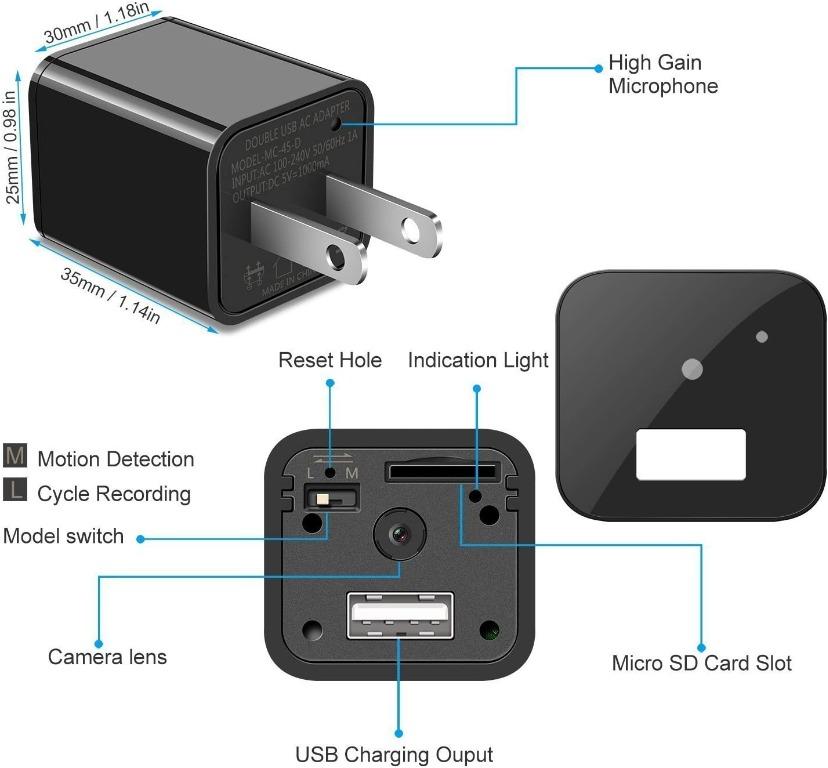 usb adapter spy camera