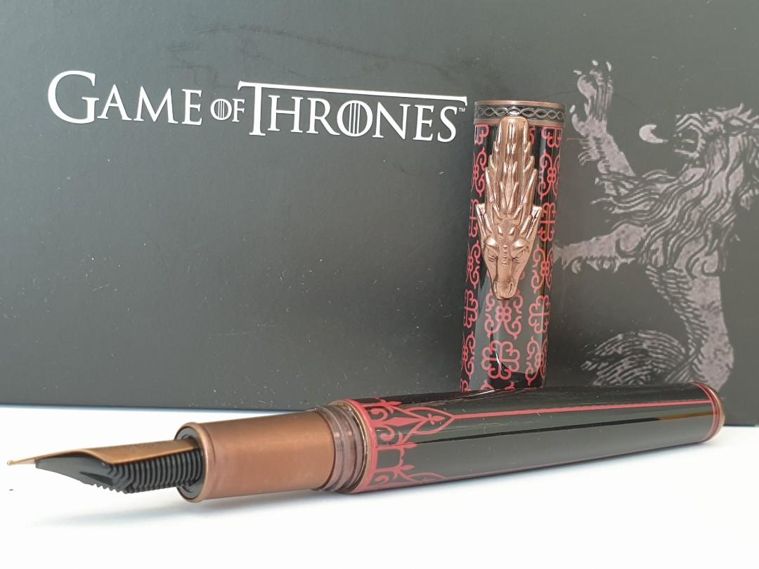 MONTEGRAPPA GAME OF THRONES TARGARYEN FOUNTAIN PEN BLACK FINE NIB