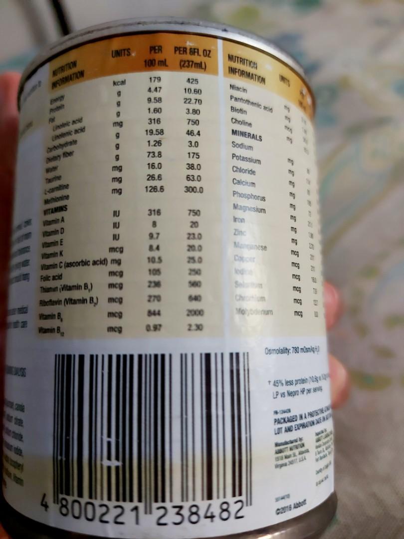 Nepro Nutrition Facts Besto Blog Nepro Nutrition Facts Besto Blog