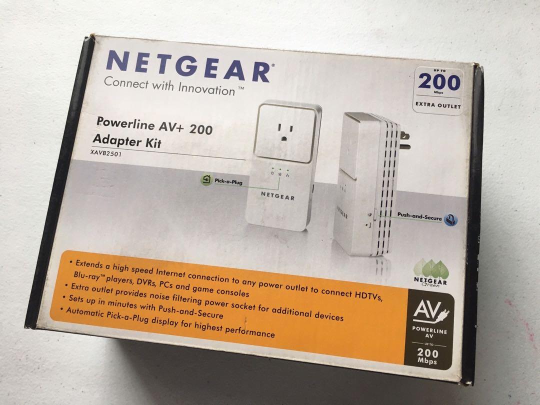 Netgear XAVB2501 Powerline Ethernet Adapter (110V only) (Category: Networking) located in Quezon City. Submitted by pinballdreams (Listing ID 1059621430, Image 2). Description: 2 units Powerline Ethernet adapter *** 110 Volts only *** Networking/Internet over powerline How to use: 1. Connect one unit to router and plug to wall socket 2. Plug other unit to wall socket and connect to laptop/PC 3. Browse Internet on laptop/PC MOP: BDO, BPI Shipping: