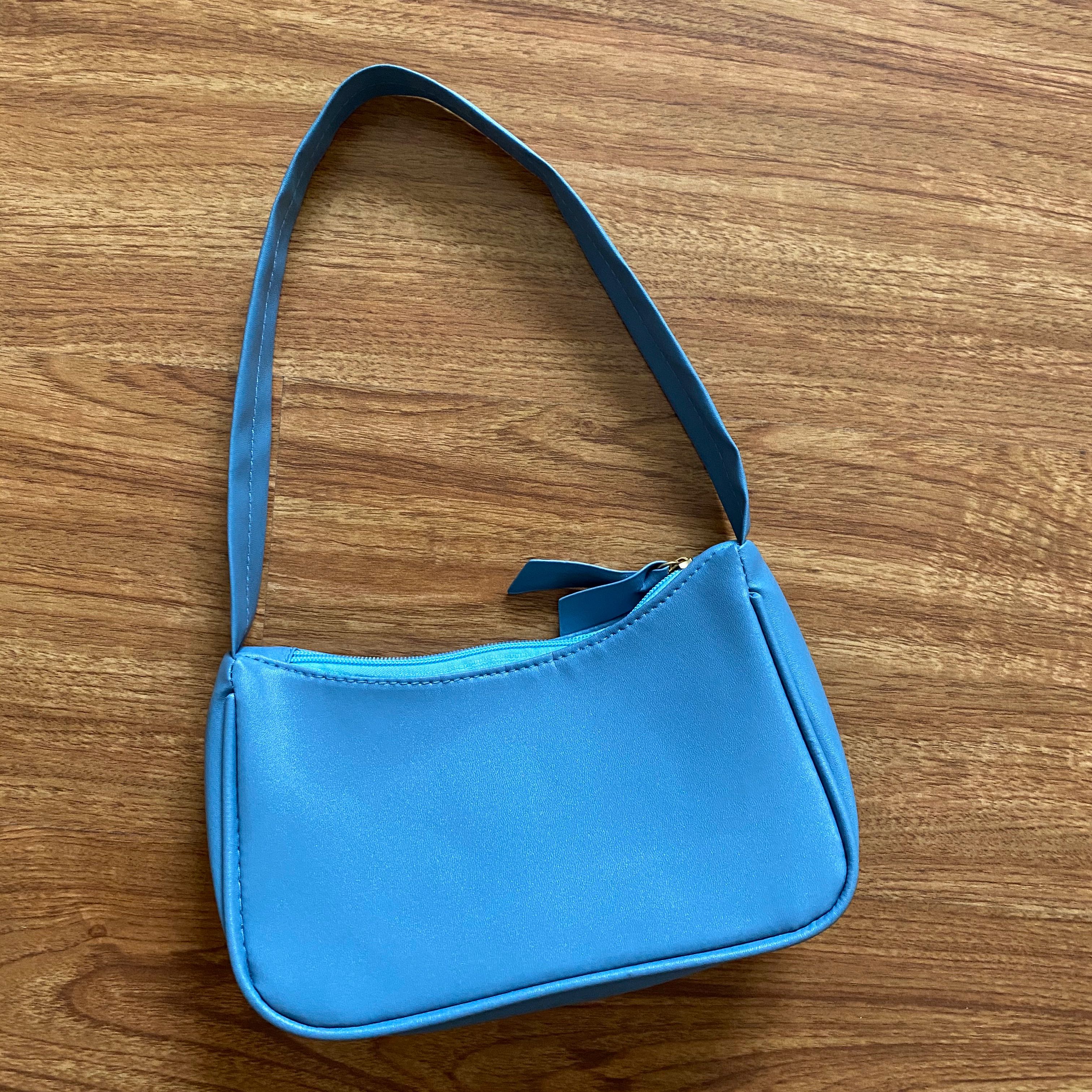 Blue baguette bag deals
