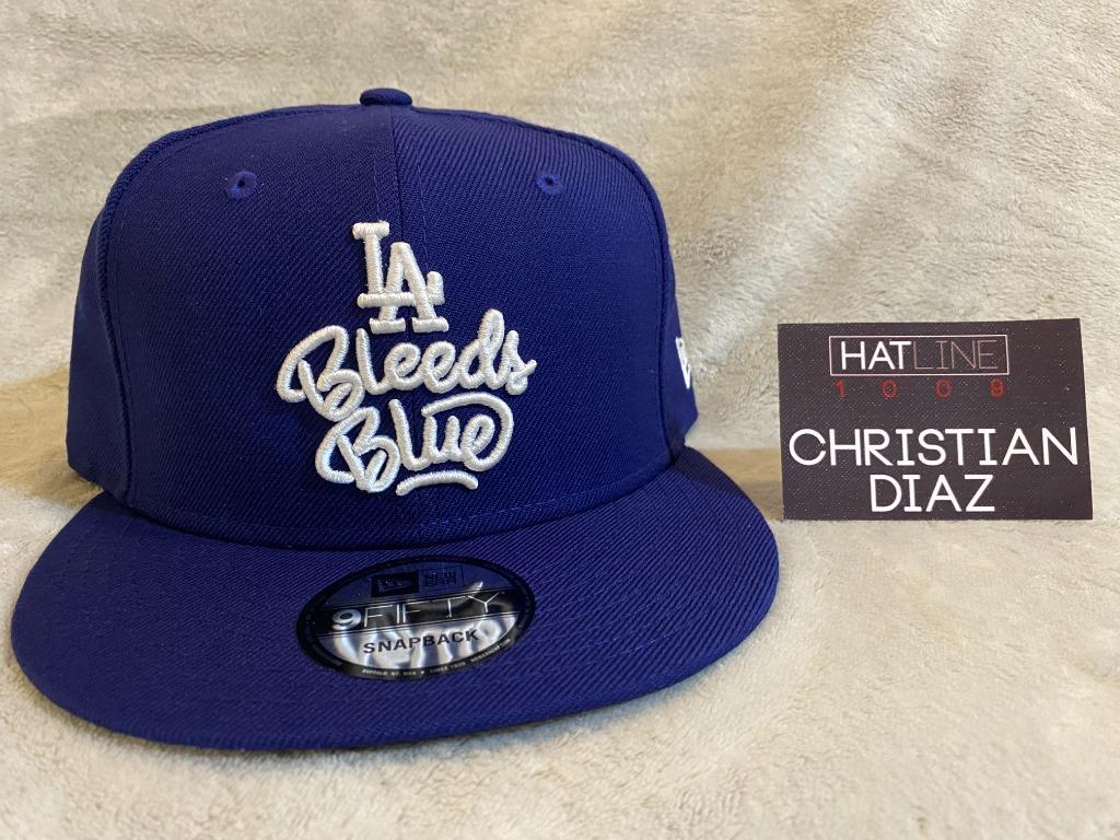 Bleed blue dodgers hat clearance