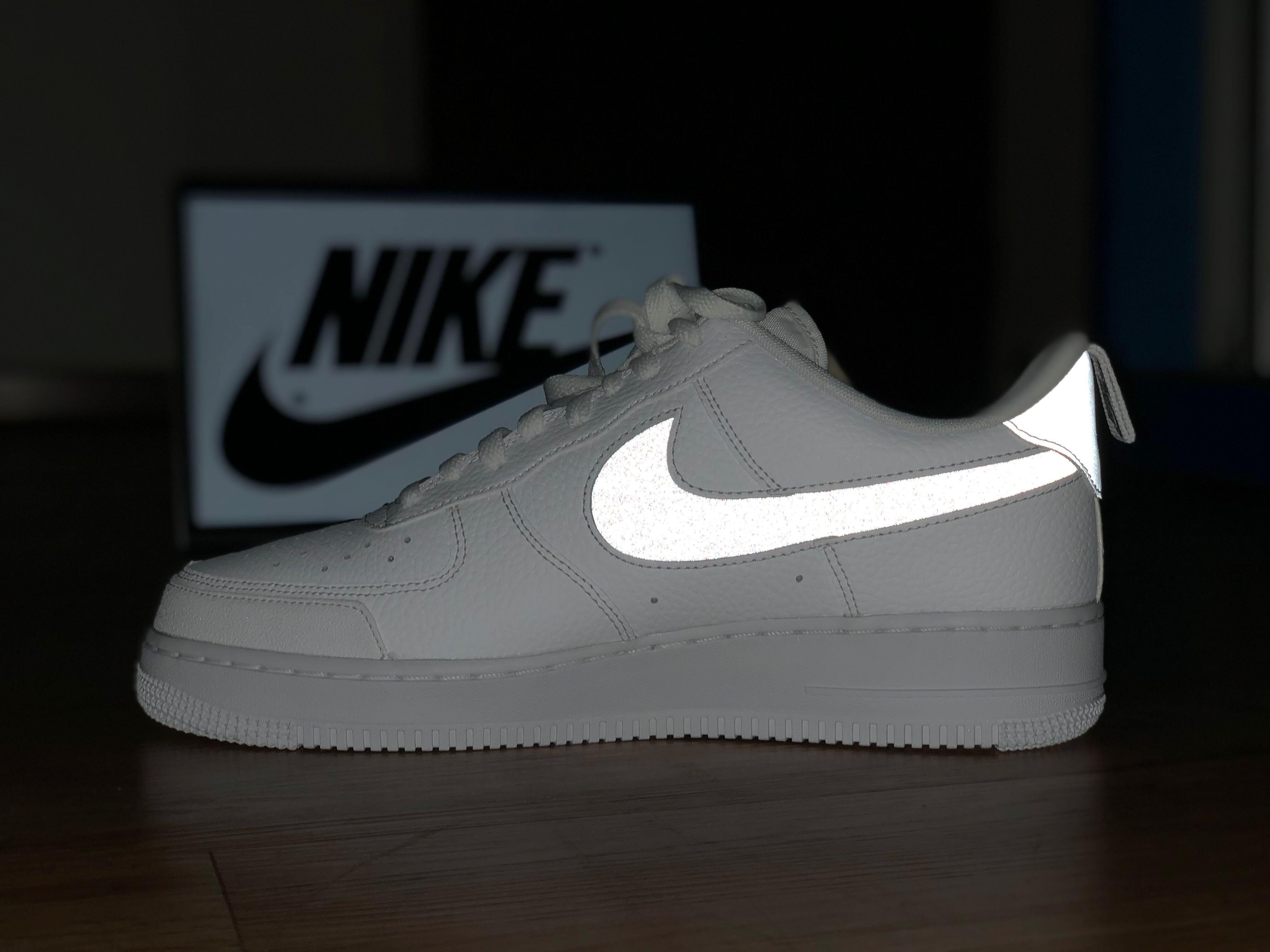 Nike Air Force 1 Low Utility Reflective White Navy