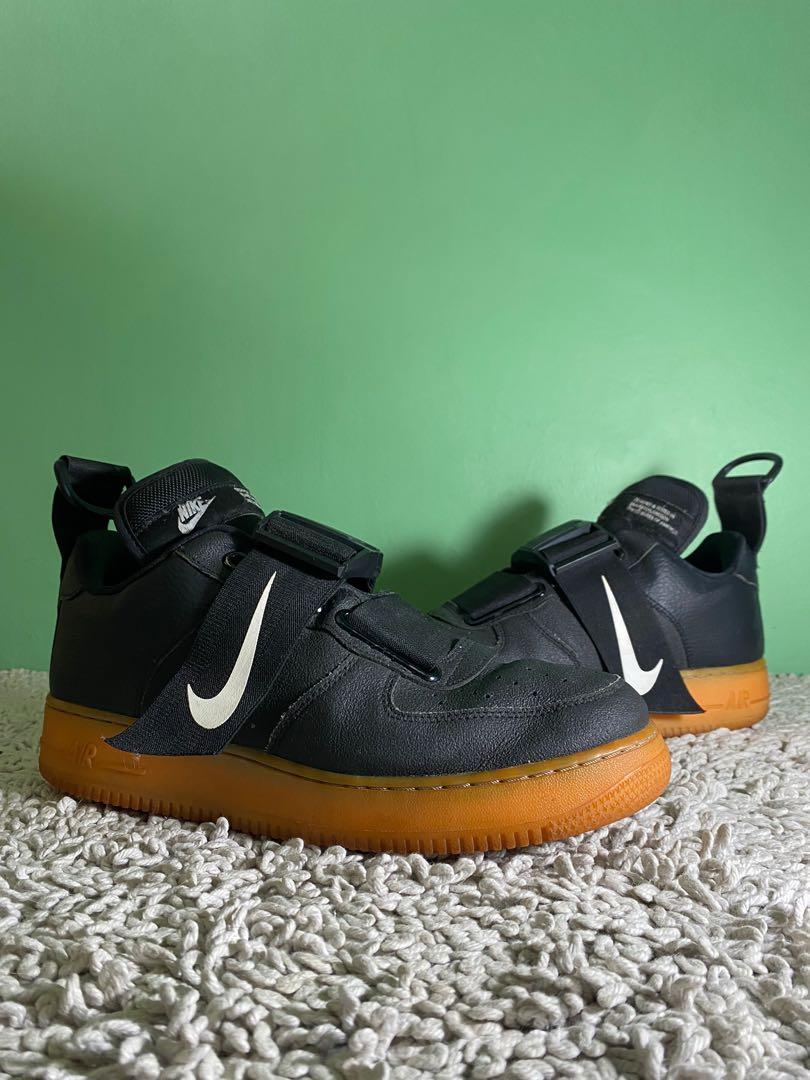 nike air force utility black gum